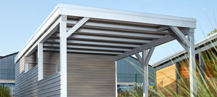 Carport aus Alu