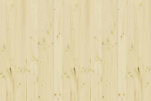 Helle Massivholzdielen-Oberfläche in Fichte mit Astansätzen und naturbelassener Holzstruktur.