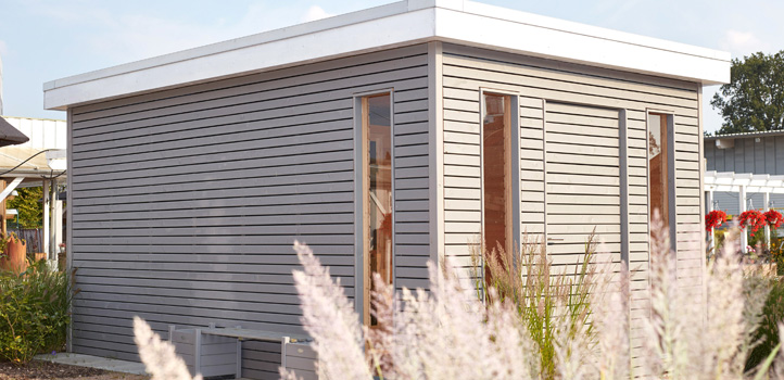 Gartenhäuser in vielen Formen und Größen